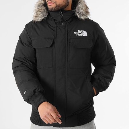 The North Face - Plumífero Capucha Piel Relaxed Fit Mcmurdo A5GD9 Negro