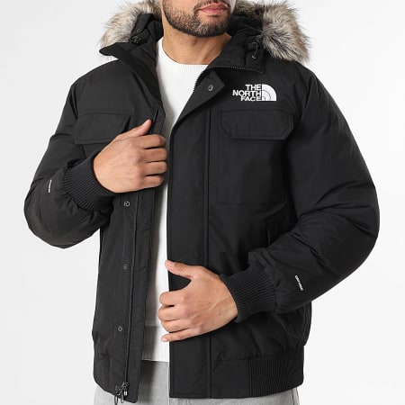 The North Face - Plumífero Capucha Piel Relaxed Fit Mcmurdo A5GD9 Negro