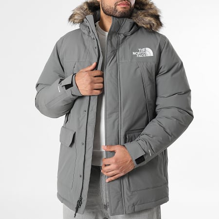 The North Face - Parka Capuche Fourrure Mc Murdo A5GJF Gris