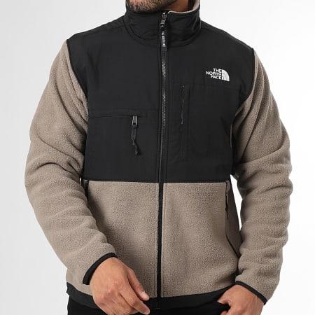 The North Face - Veste Polaire Zippée Retro Denali A88XH Beige Noir