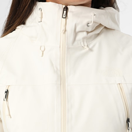The North Face - Chaqueta Capucha Con Zip Mujer Range A8DQT Beige Claro