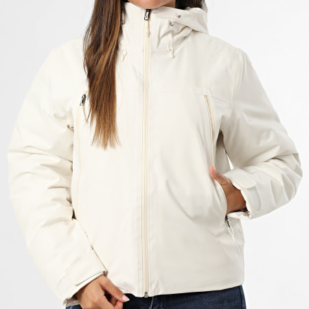 The North Face - Chaqueta Capucha Con Zip Mujer Range A8DQT Beige Claro