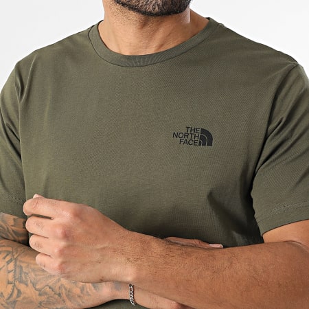 The North Face - Tee Shirt Regular Fit NSE Box Edge Of Light Infill A8E3H Vert Kaki