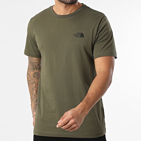 The North Face - Tee Shirt Regular Fit NSE Box Edge Of Light Infill A8E3H Vert Kaki