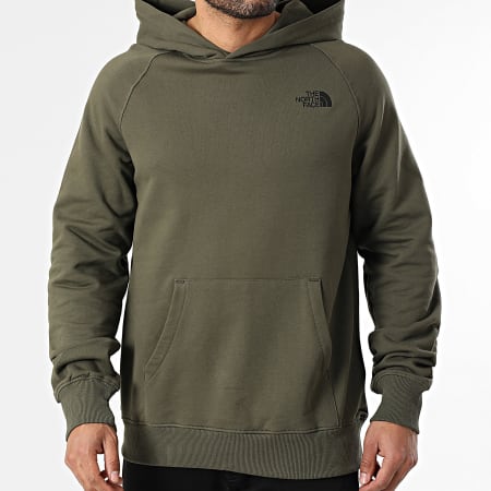 The North Face - Sweat Capuche Regular Fit NSE Box Edge Of Light Infill A8E3K Vert Kaki