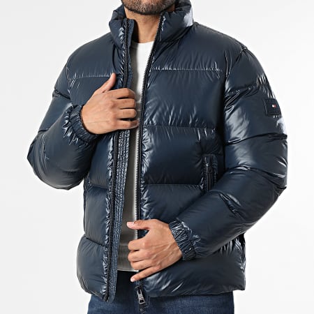 Tommy Hilfiger - Doudoune Shiny Down Stand 0617 Bleu Marine