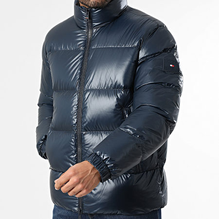Tommy Hilfiger - Doudoune Shiny Down Stand 0617 Bleu Marine