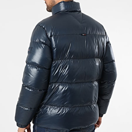 Tommy Hilfiger - Doudoune Shiny Down Stand 0617 Bleu Marine