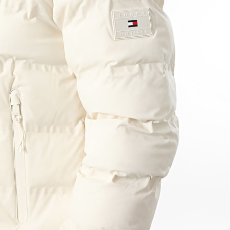 Tommy Hilfiger - Doudoune Capuche Tech Heat Sealed 0637 Beige Clair
