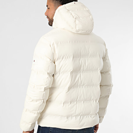 Tommy Hilfiger - Doudoune Capuche Tech Heat Sealed 0637 Beige Clair