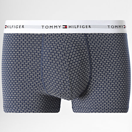 Tommy Hilfiger - Lot De 7 Boxers 3383 Violet Bleu Roi Bordeaux Vert Noir Bleu Marine Blanc