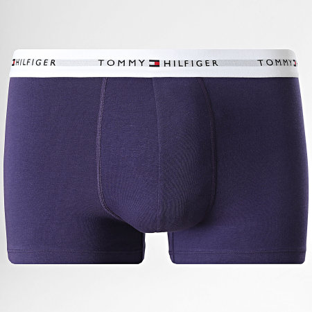 Tommy Hilfiger - Lot De 7 Boxers 3383 Violet Bleu Roi Bordeaux Vert Noir Bleu Marine Blanc