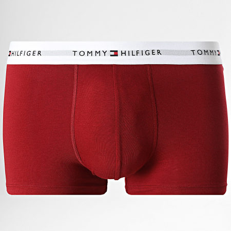 Tommy Hilfiger - Lot De 7 Boxers 3383 Violet Bleu Roi Bordeaux Vert Noir Bleu Marine Blanc