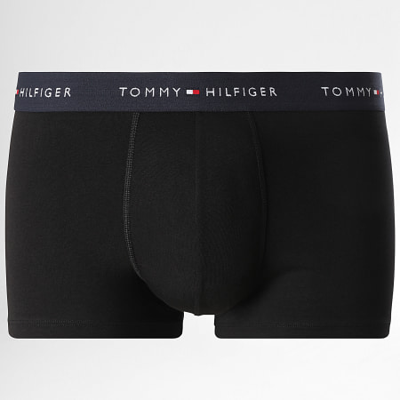 Tommy Hilfiger - Lot De 5 Boxers 3061 Noir Blanc Bleu Marine Gris Bleu