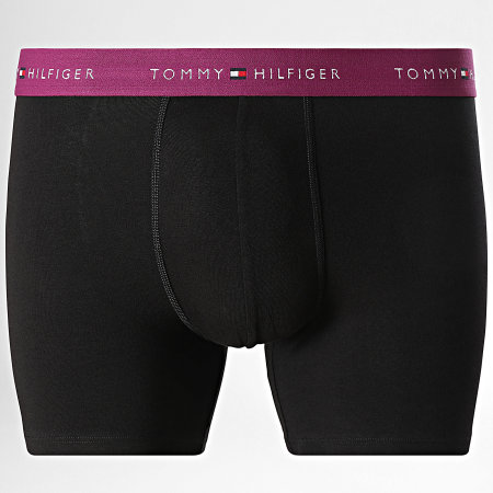 Tommy Hilfiger - Lot De 3 Boxers 2765 Noir Violet Bleu Marine