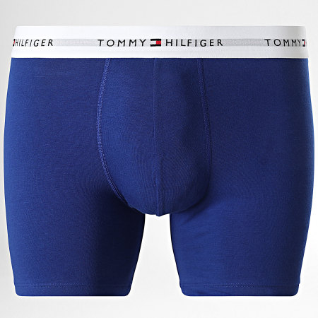 Tommy Hilfiger - Lot De 3 Boxers Brief 2941 Bleu Roi Gris Anthracite Noir