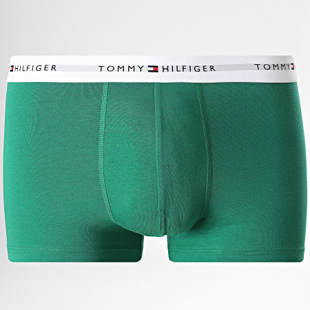 Tommy Hilfiger - Lot De 3 Boxers Trunk 2761 Bordeaux Vert Bleu