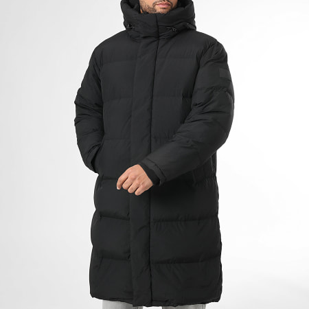 Tommy Jeans - Plumífero Largo con Capucha Hooded Down Maxi 2250 Negro