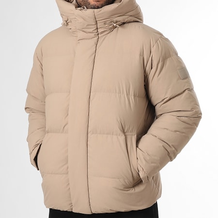 Tommy Jeans - Plumífero con capucha Hooded Down 2255 Beige