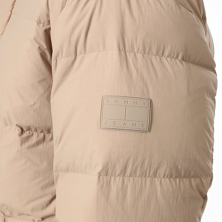 Tommy Jeans - Plumífero con capucha Hooded Down 2255 Beige