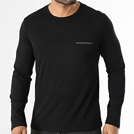 Emporio Armani - Long Sleeve T-Shirts EM000382 Black - Ryses