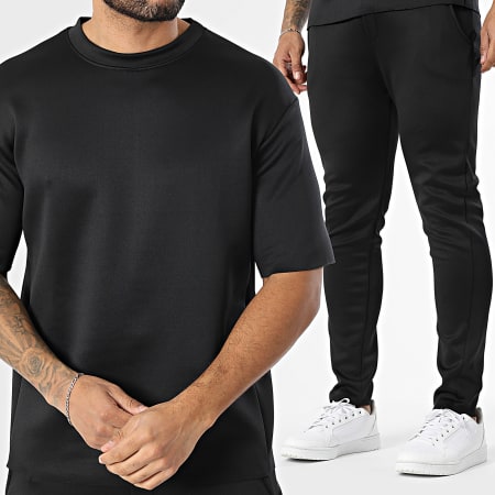 Frilivin - Ensemble Tee Shirt Et Pantalon Jogging 087 Noir