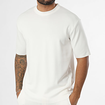 Frilivin - Ensemble Tee Shirt Et Pantalon Jogging 087 Blanc