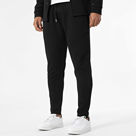 Frilivin - Conjunto Camisa de Mangas Largas y Pantalón Texturado 320 Negro