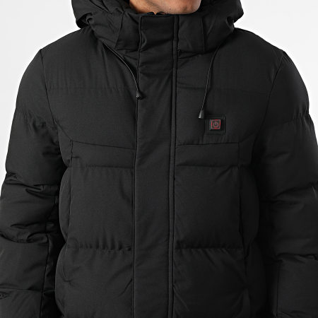 Frilivin - Doudoune Capuche Longue Chauffante 019 Noir