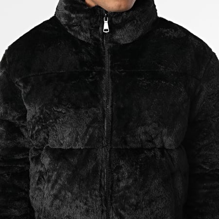 Frilivin - Plumífero con pelaje S75 Negro