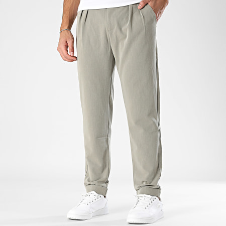 Frilivin - Pantalón de vestir 583 Verde Kaki Claro