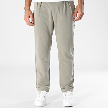 Frilivin - Pantalón de vestir 583 Verde Kaki Claro