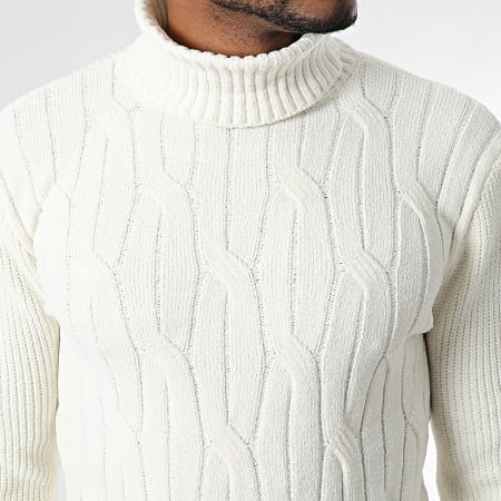 KZR - Pull Col Montant 085 Beige Clair