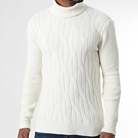 KZR - Pull Col Montant 085 Beige Clair