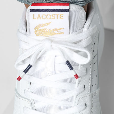 Lacoste - Zapatillas L001 Set 225 Blanco Marino Rojo Exclusivo Ryses