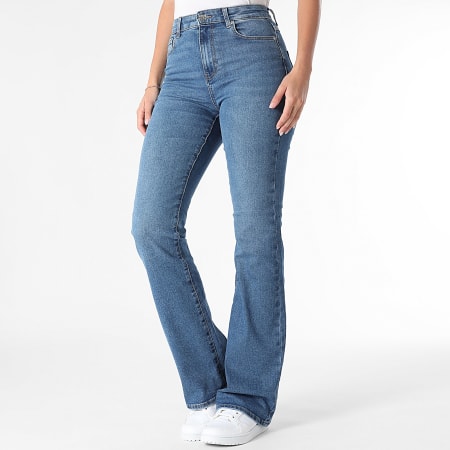 Only - Vaquero Flare Mujer Inez Azul Denim