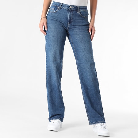 Only - Vaquero Straight Mujer Darla Azul Denim