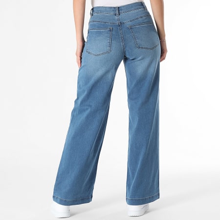 Only - Vaquero Baggy Mujer Madison Royal Azul Denim