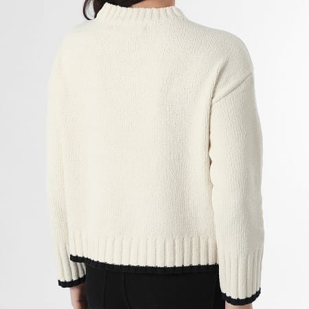 Classic Series - Pull Femme Shadow Beige Clair Noir