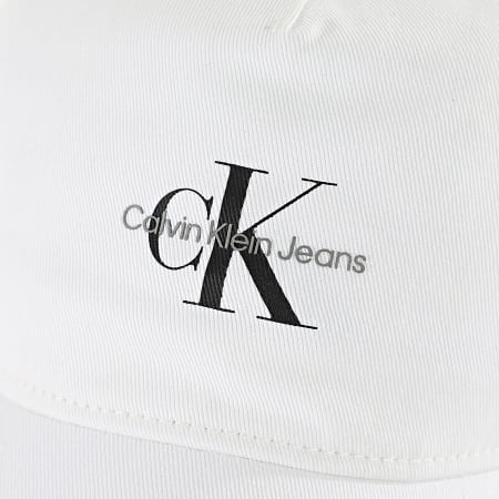 Calvin Klein - Casquette Monologo Printed 5032 Blanc