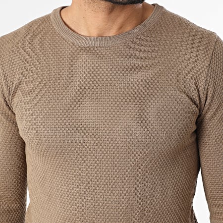 Classic Series - Sweat Crewneck Texturé 678 Camel