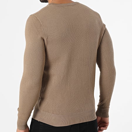 Classic Series - Sweat Crewneck Texturé 678 Camel