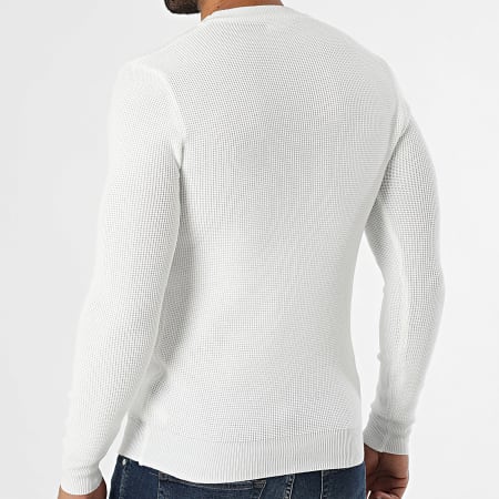 Classic Series - Sweat Crewneck Texturé 906 Blanc
