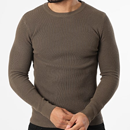 Classic Series - Sweat Crewneck Texturé 906 Marron
