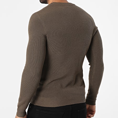 Classic Series - Sweat Crewneck Texturé 906 Marron