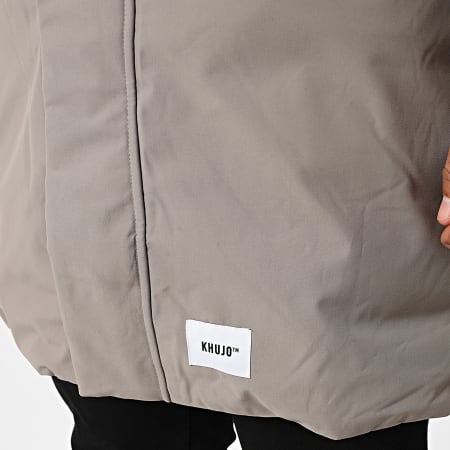 Khujo - Parka Capuche Fogg Beige Foncé