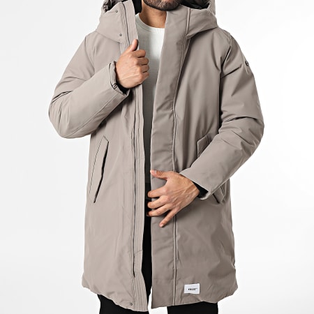 Khujo - Parka Capuche Fogg Beige Foncé