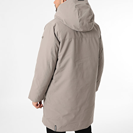 Khujo - Parka Capuche Fogg Beige Foncé