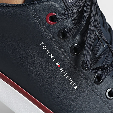 Tommy Hilfiger - Baskets TH Hi Vulc Core Low Leather 5739 Desert Sky