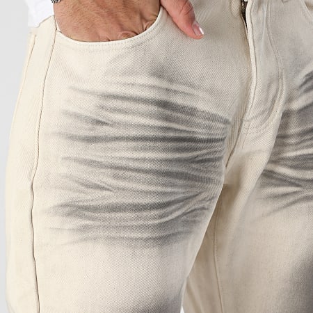 John H - Jean Regular 801 Beige Noir
